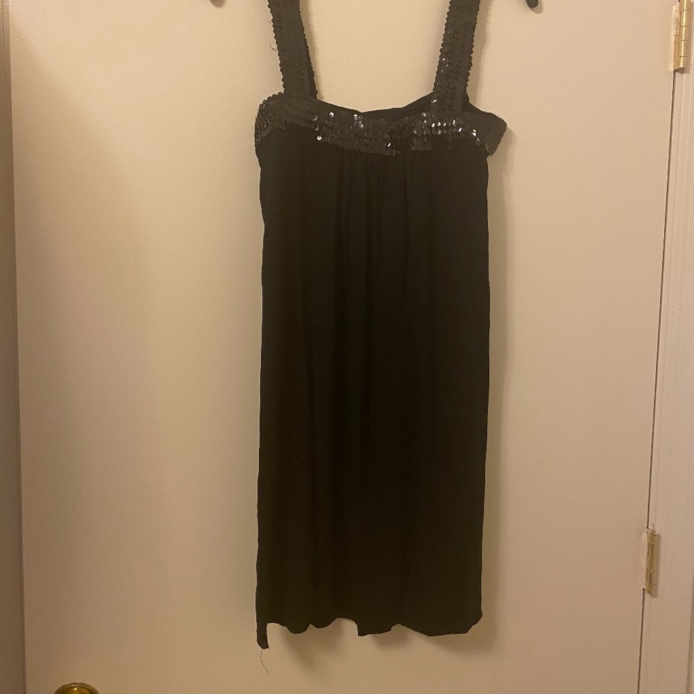 Aziz Womens Top Deep Black NWOT